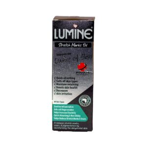 Lumine Stretch Marks Oil bottle — reduces stretch marks, scars and pigmentation, improves skin lustre